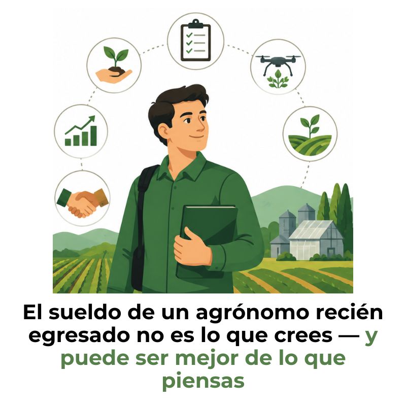 sueldo de un agrónomo recién egresado