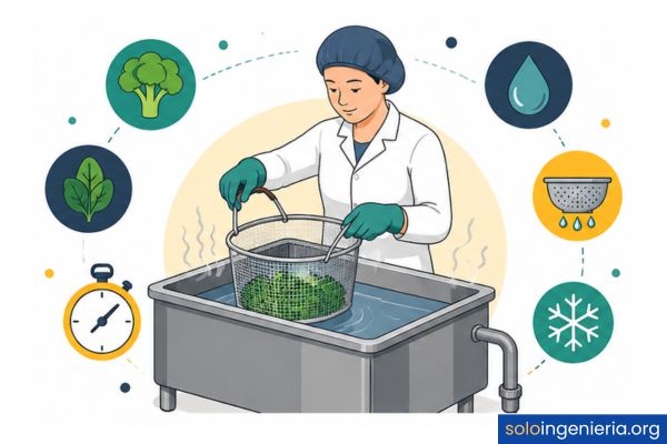 escaldado de alimentos