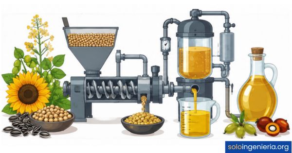 extracción de aceites vegetales