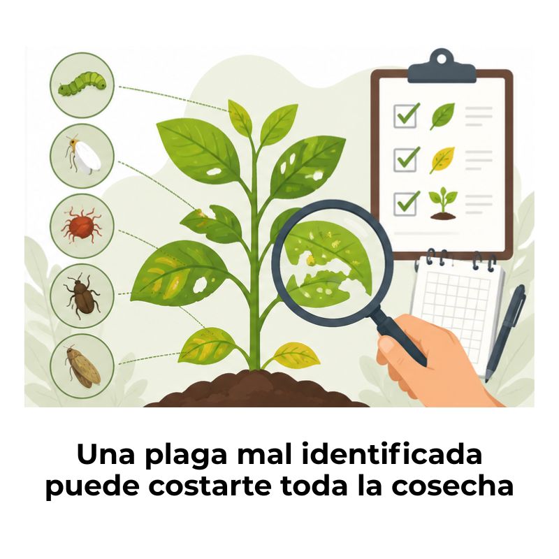 cómo identificar plagas en los cultivos