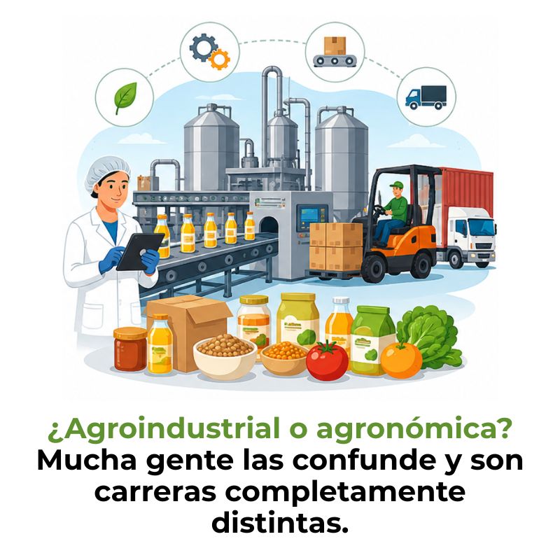 diferencia entre ingeniería agroindustrial y agronómica