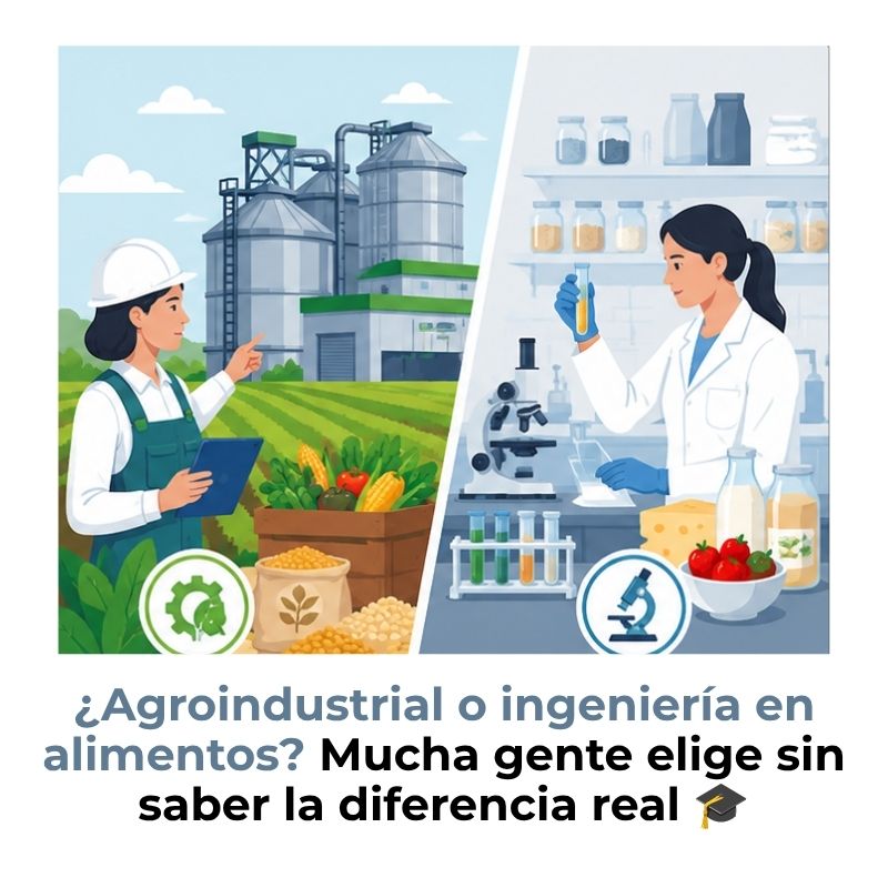 diferencia entre ingeniería agroindustrial y en alimentos
