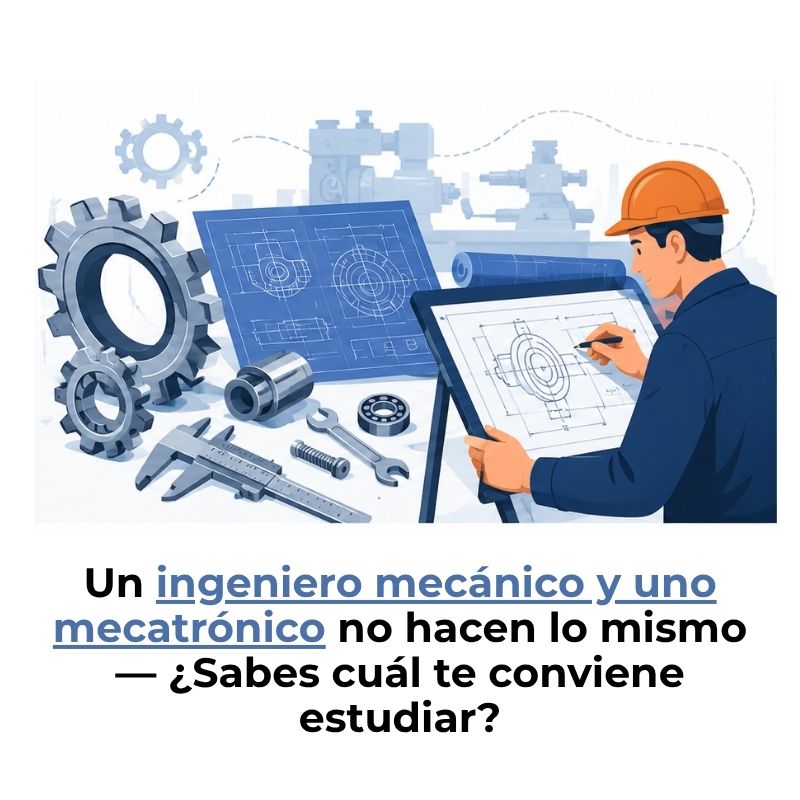 diferencia entre mecatrónica e ingeniería mecánica