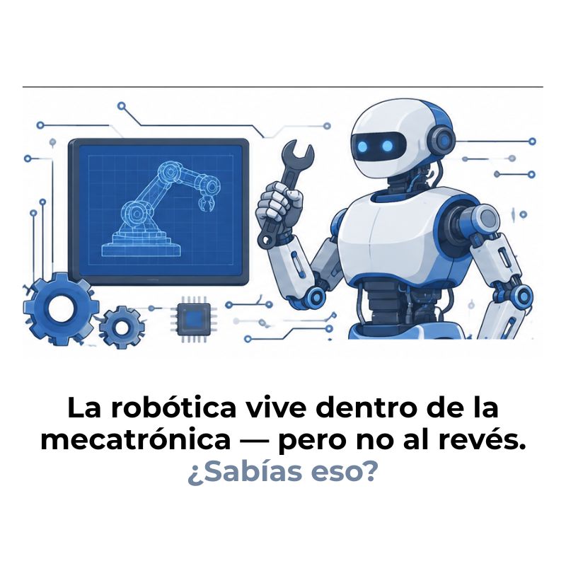 diferencia entre mecatrónica y robótica