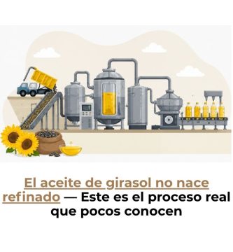 extracción industrial de aceite de girasol