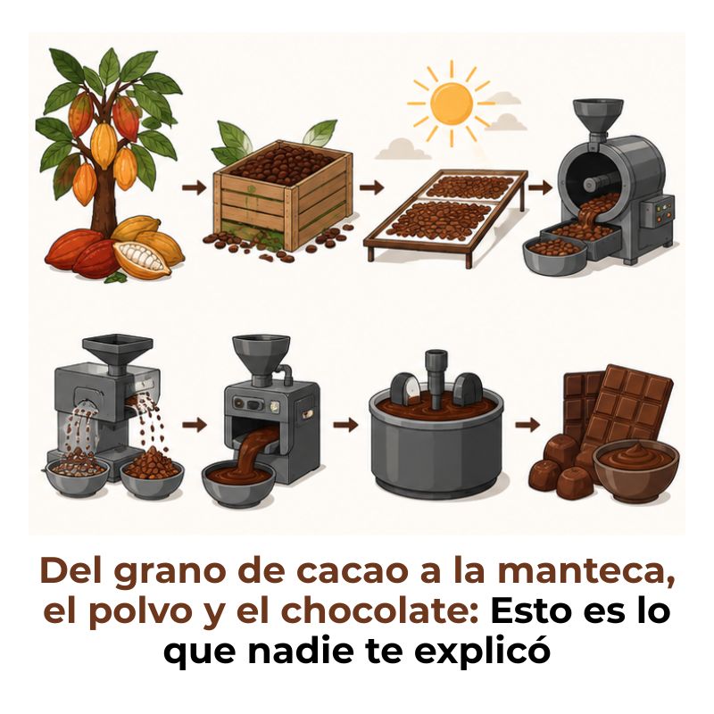 industrialización del cacao