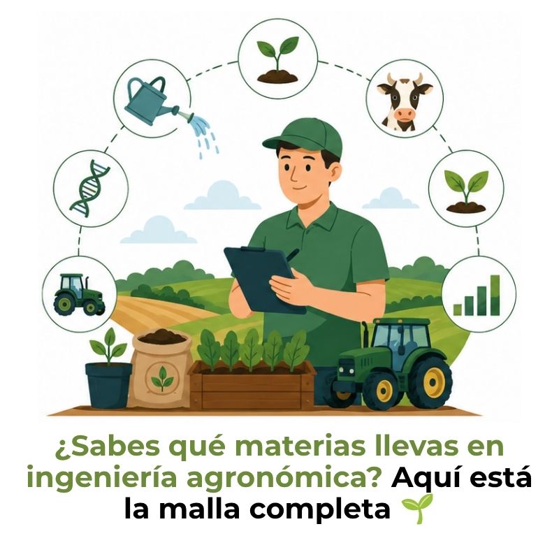 malla curricular de ingeniería agronómica