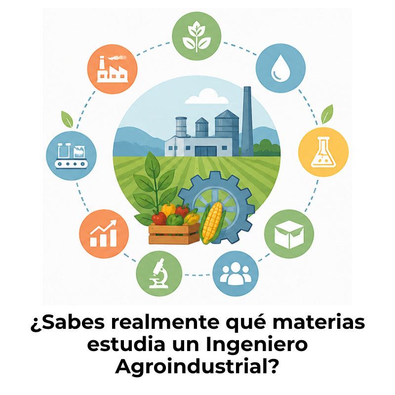 materias que se ven en Ingeniería Agroindustrial