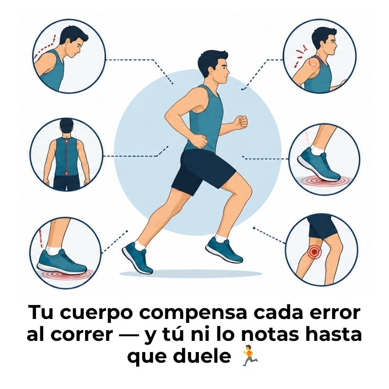 errores biomecánicos más frecuentes al correr