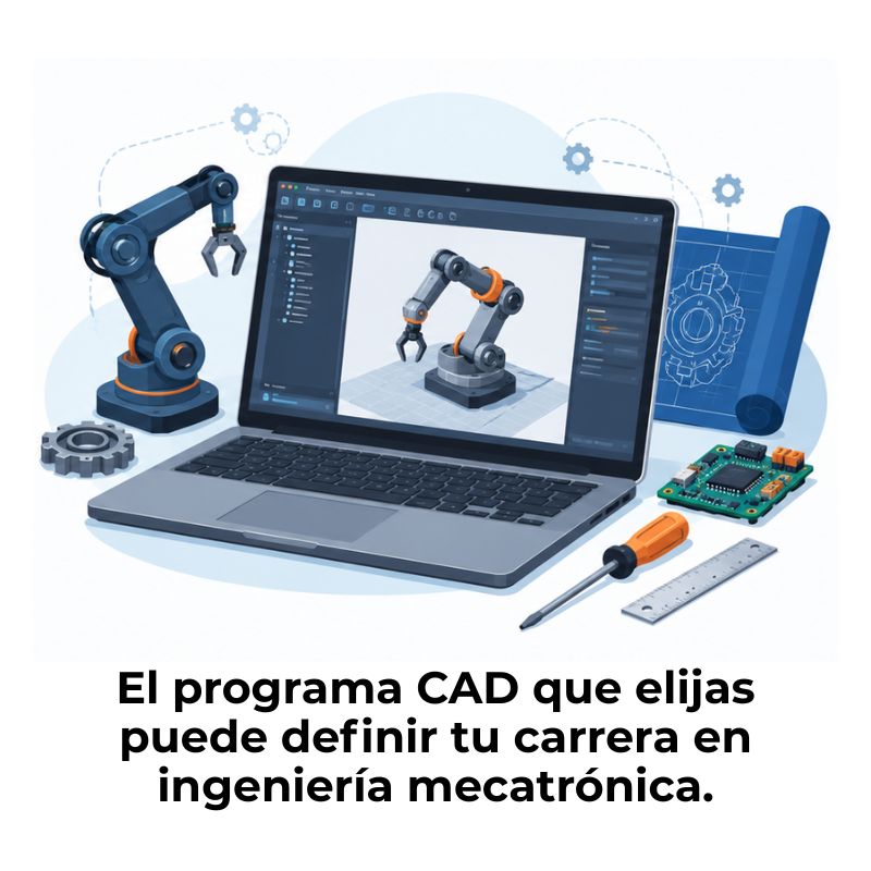 programas cad para mecatrónica