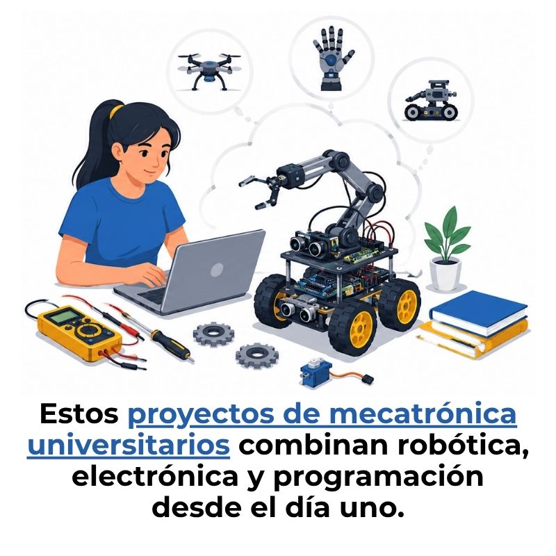 proyectos de mecatrónica para estudiantes universitarios