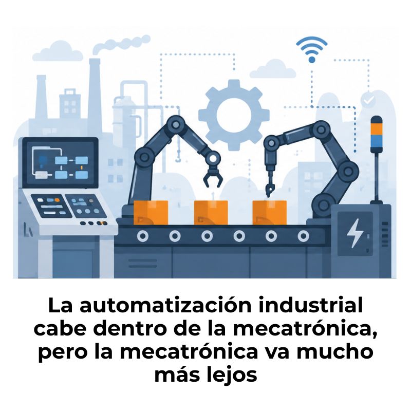 diferencia entre mecatrónica y automatización industrial
