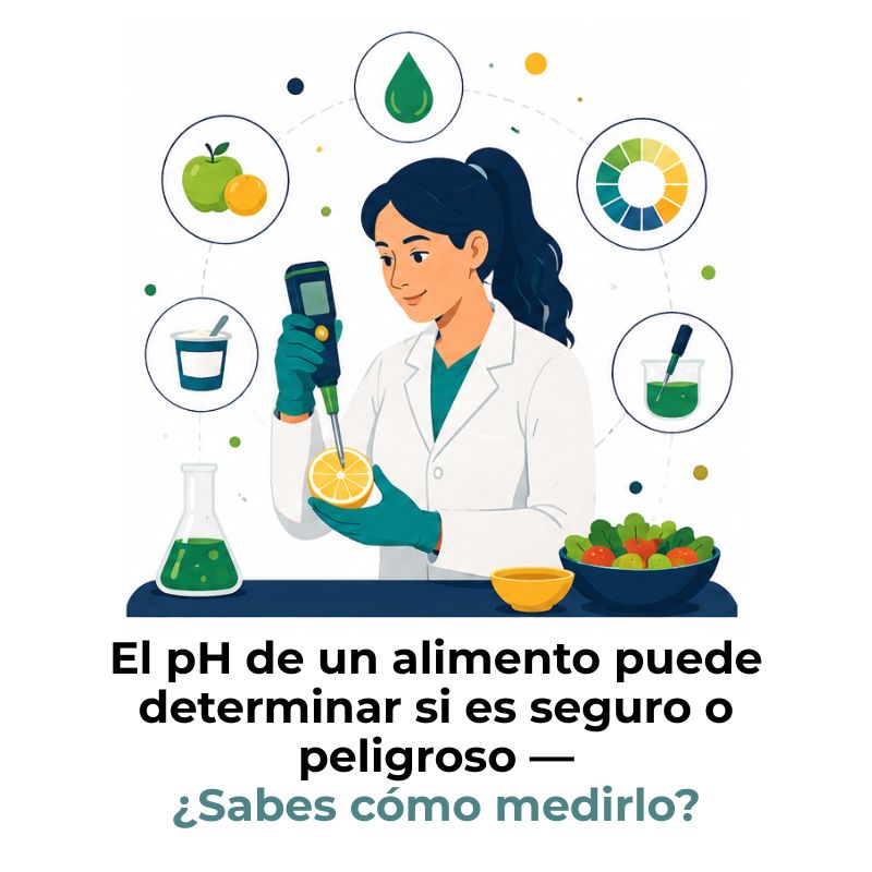 cómo se mide el pH en los alimentos