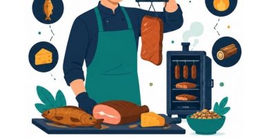 ahumado de alimentos