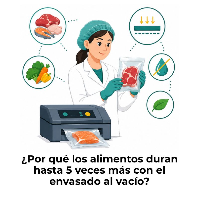 envasado al vacío de alimentos