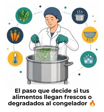 escaldado de alimentos