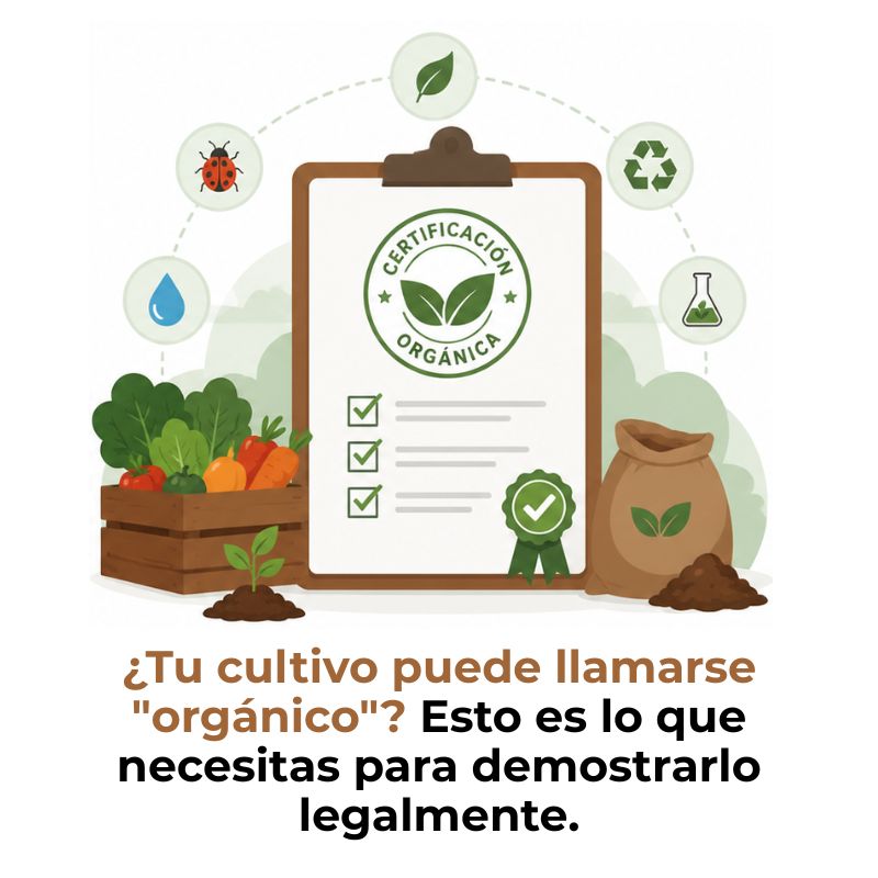 certificación orgánica agrícola