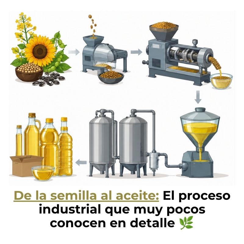 extracción de aceites vegetales