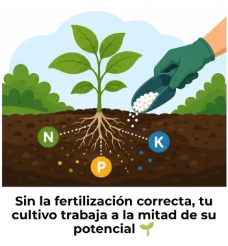 fertilización de cultivos