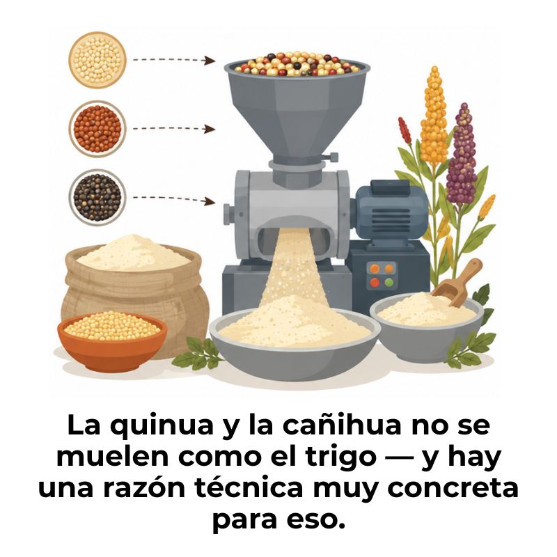 molienda de granos andinos