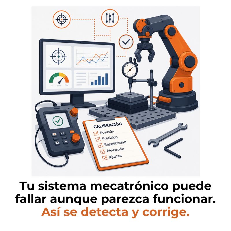 cómo se prueba y calibra un sistema mecatrónico