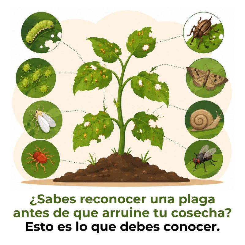 plagas comunes en cultivos