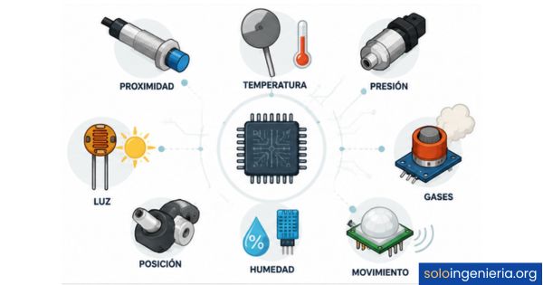 tipos de sensores mecatrónicos