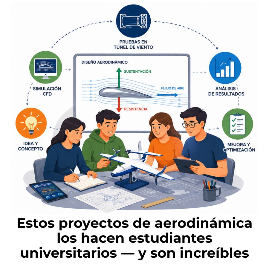proyectos de aerodinámica para estudiantes de ingeniería