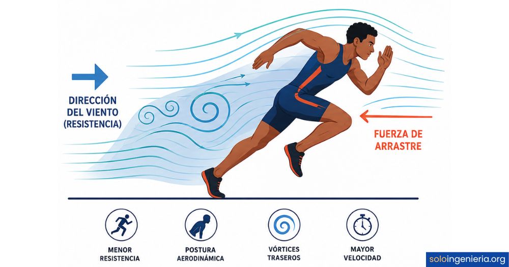 aerodinámica en el atletismo