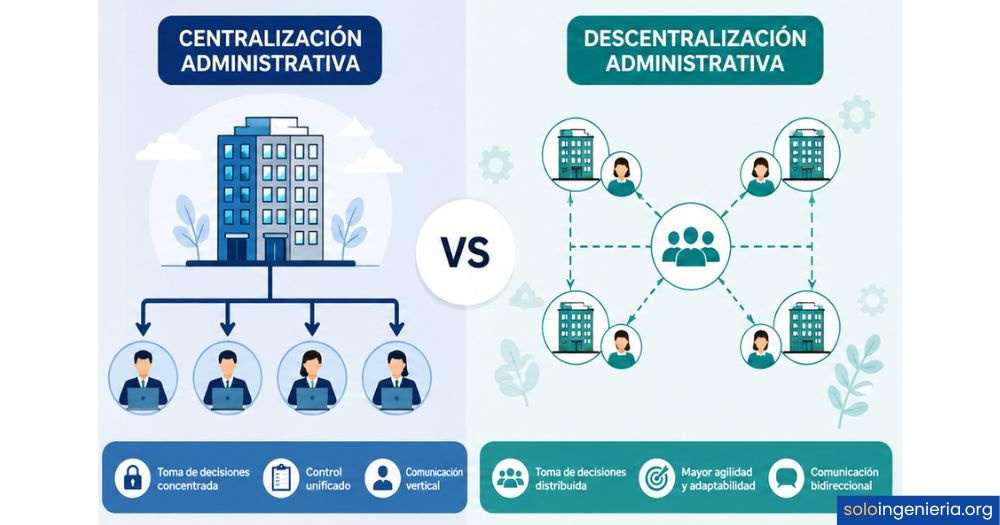 centralización y descentralización administrativa