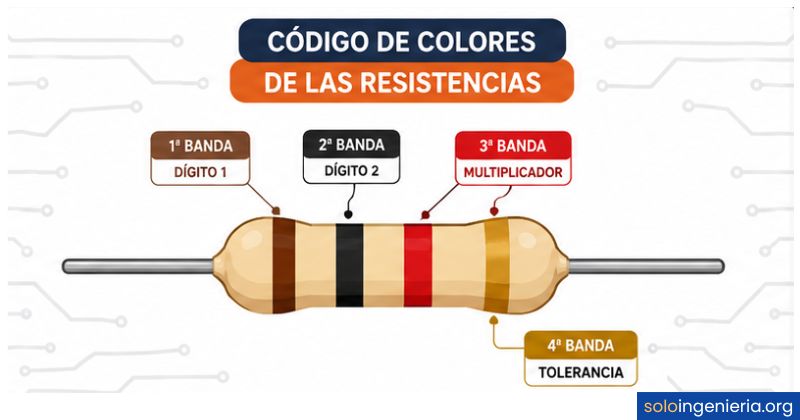 código de colores de las resistencias