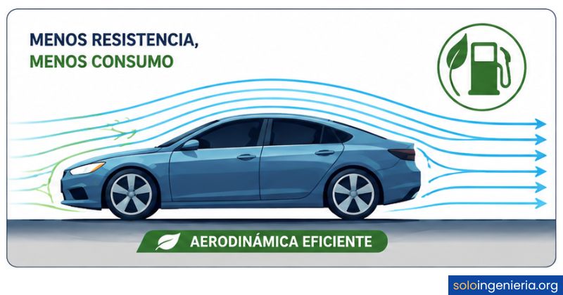 cómo afecta la aerodinámica al consumo de combustible