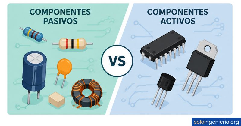 componentes pasivos y activos