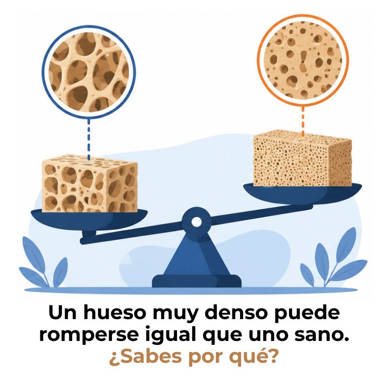 relación entre densidad y resistencia ósea