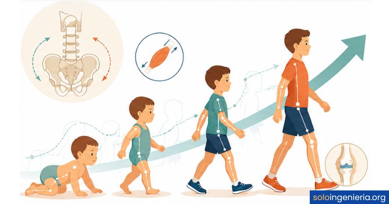 desarrollo biomecánico del crecimiento infantil