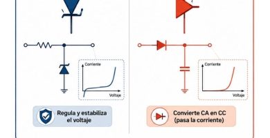 diferencia entre diodo zener y rectificador