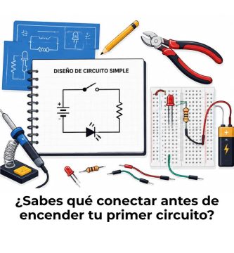 cómo diseñar un circuito electrónico simple