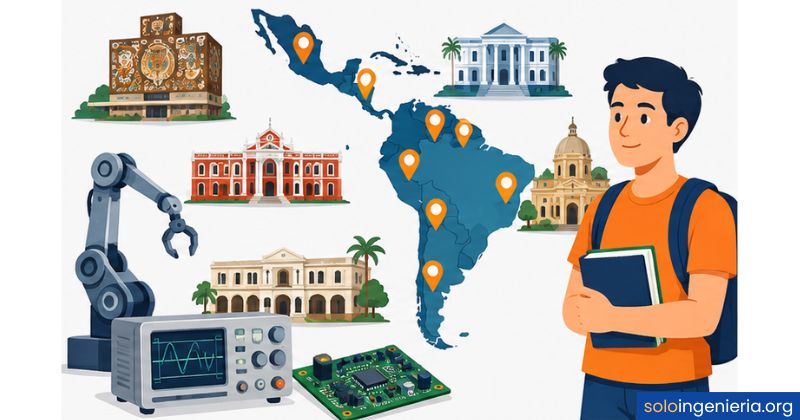 dónde estudiar ingeniería electrónica en latinoamérica