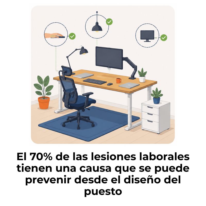 diseño ergonómico de estaciones de trabajo
