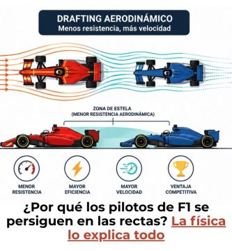 qué es el drafting aerodinámico en carreras