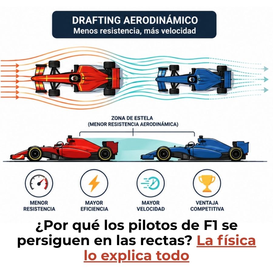 qué es el drafting aerodinámico en carreras