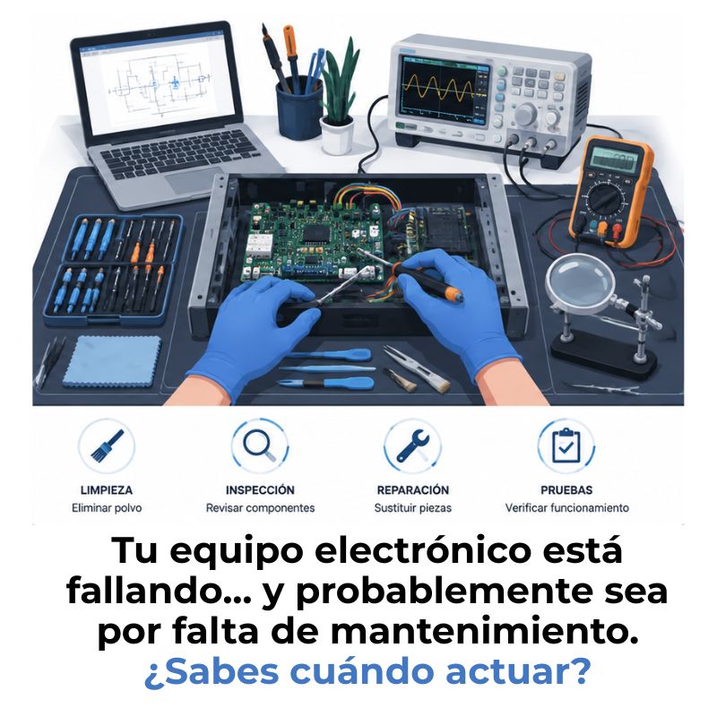 mantenimiento de equipos electrónicos