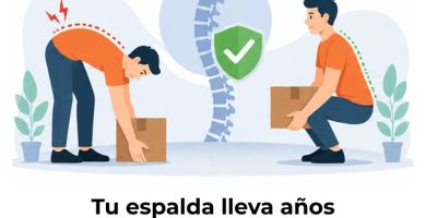 cómo evitar lesiones de espalda por mala postura