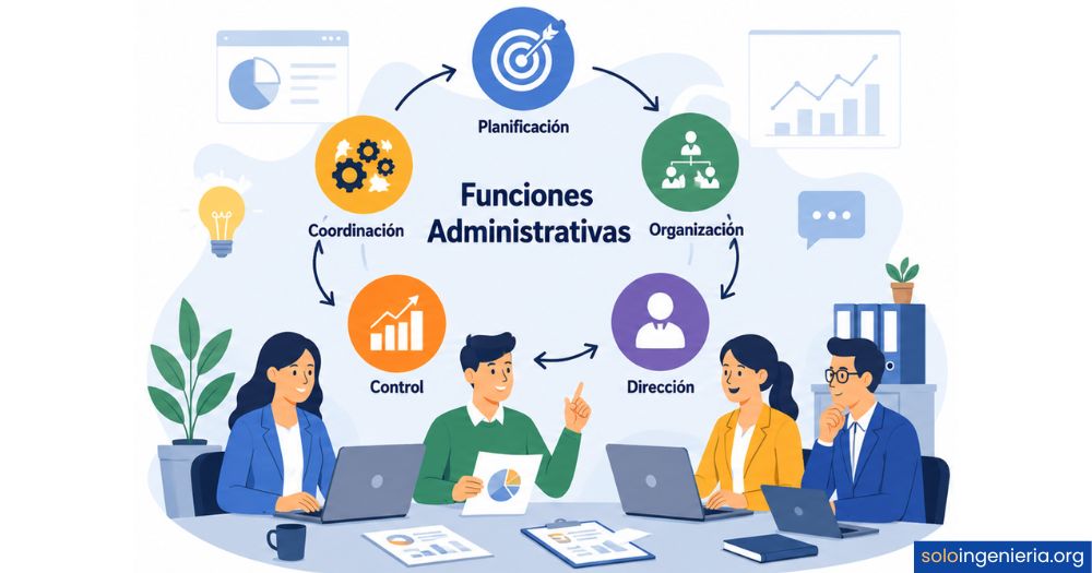 funciones administrativas de una empresa
