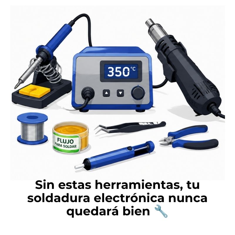 herramientas para soldadura electrónica