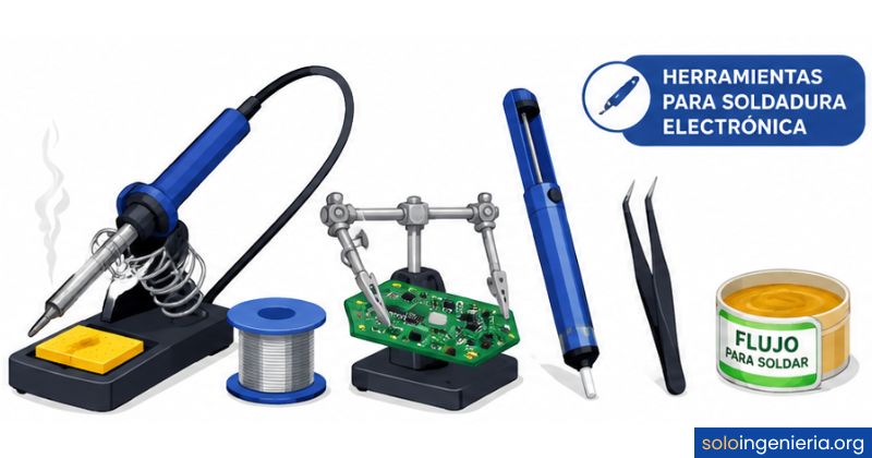 herramientas para soldadura electrónica
