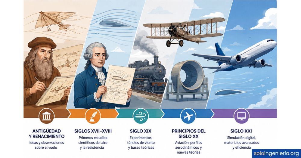 historia de la aerodinámica