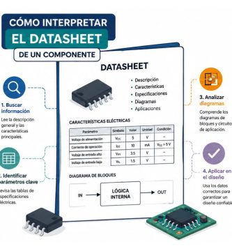 cómo interpretar el datasheet de un componente
