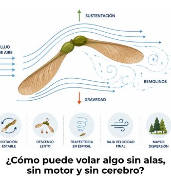 aerodinámica de las semillas voladoras