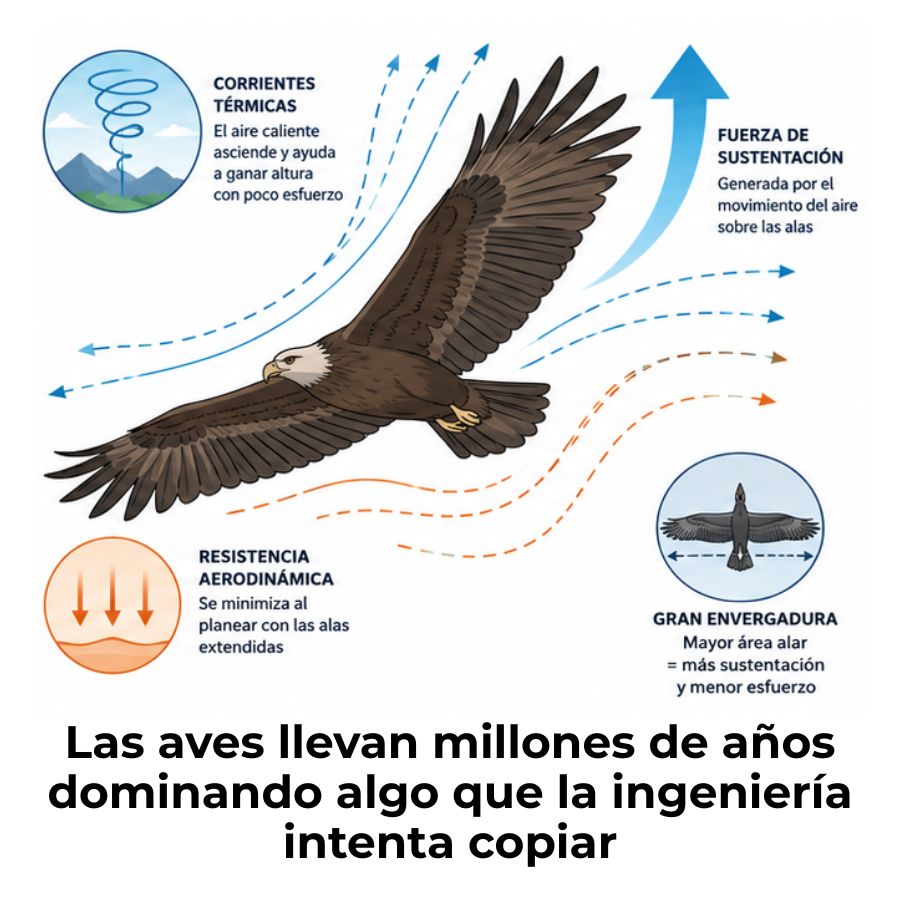aerodinámica del vuelo de las aves